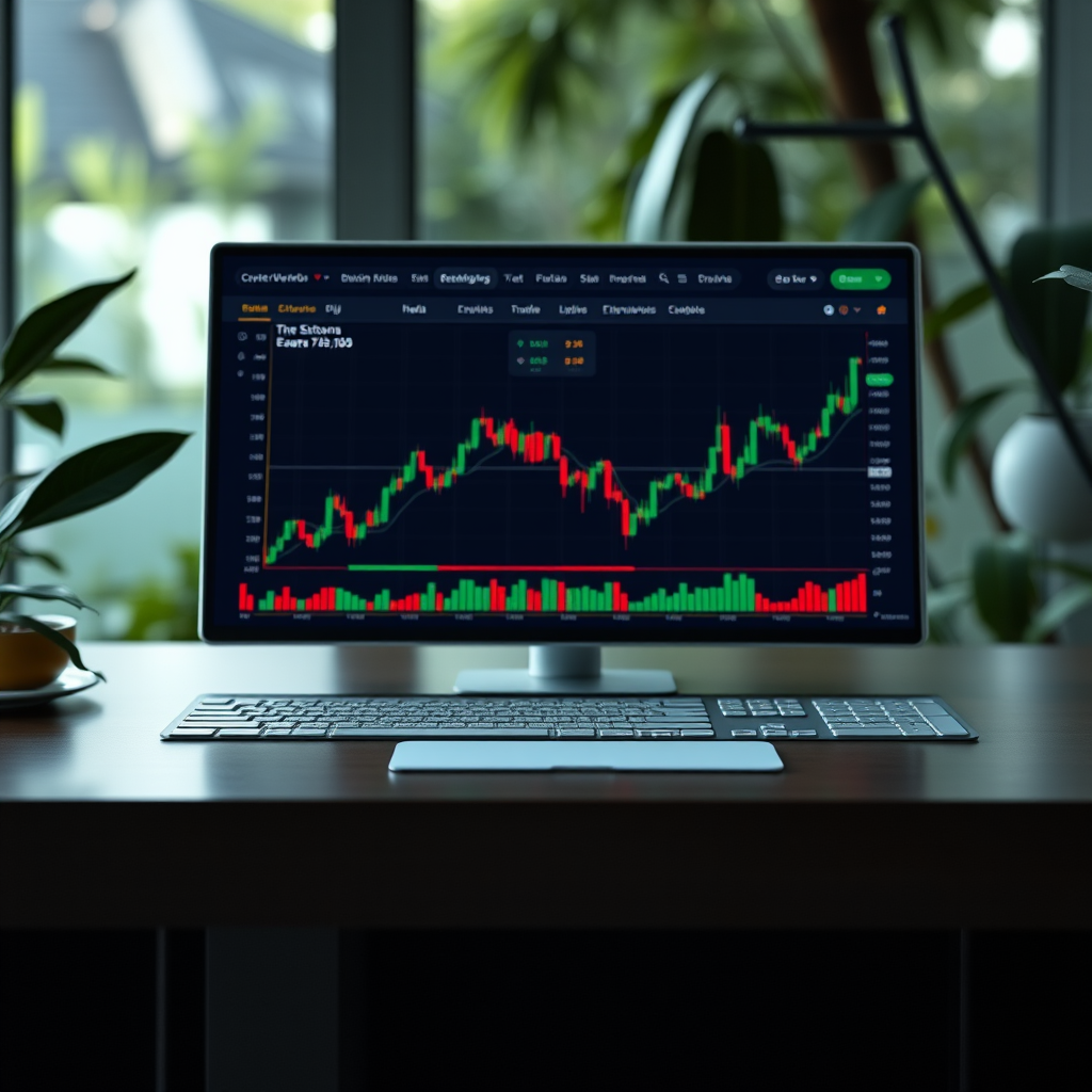 Продвинутая платформа фьючерсной торговли криптовалютными деривативами с графиками, инструментами управления рисками и интерфейсом для торговли Bitcoin и Ethereum контрактами